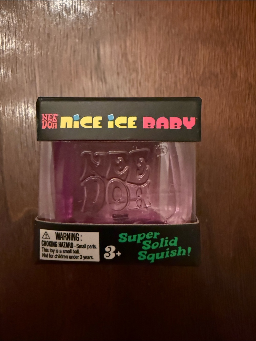 Nice Ice Baby Purple Super Solid Squish Toy